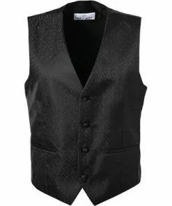 Wilvorst Weste schwarz 407207/10/40 Mikrofaser