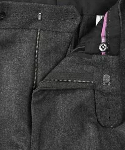 HILTL Hose Milano-U 42053/33802/10 Hose Milano U, Classic Fit, Flanell, Anthrazit meliert, Anthrazit -Anzüge & Westen Geschäft 116063 norm3