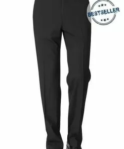 DIGEL Hose Modern Fit Per-V 99976/111066/10 Hose Per, Schurwolle Fleckenschutz, Schwarz