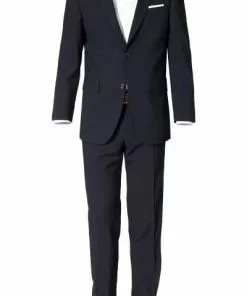 DIGEL Anzug Modern Fit 99976/121058+111066/20 Schurwolle, Nachtblau