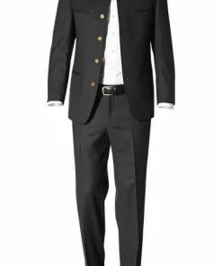 Lodenfrey Anzug B8105+B6213/18450/85 Schurwolle, Graphit, Anthrazit