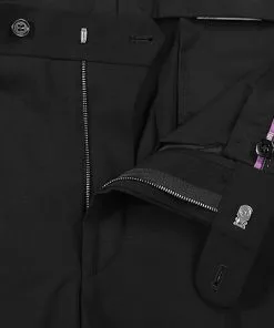 HILTL Ultratorto Super 120's Como 42077/34800/01 Hose Como, Schurwolle Super120, Schwarz -Anzüge & Westen Geschäft 120073 norm3