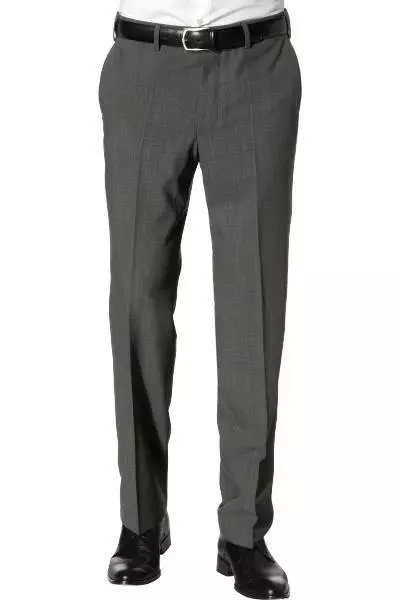 HILTL Ultratorto Super 120's Como 42077/34800/12 Hose Como, Schurwolle Super120, Grau meliert, Grau -Anzüge & Westen Geschäft 120076 norm