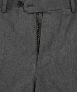 HILTL Ultratorto Super 120's Como 42077/34800/12 Hose Como, Schurwolle Super120, Grau meliert, Grau -Anzüge & Westen Geschäft 120076 norm2