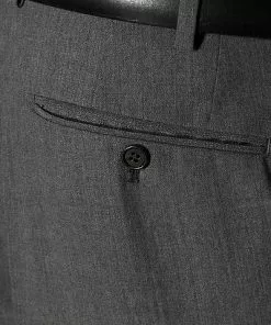 HILTL Ultratorto Super 120's Como 42077/34800/12 Hose Como, Schurwolle Super120, Grau meliert, Grau -Anzüge & Westen Geschäft 120076 norm4