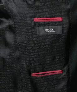 DIGEL Smoking Modern Fit 1009320/Jerry+Shawn/10 Schurwolle Super100, Schwarz -Anzüge & Westen Geschäft 128612 norm4