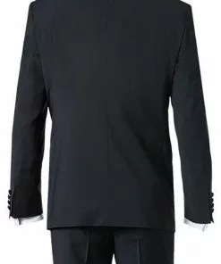 DIGEL Smoking Modern Fit 1009320/Jerry+Shawn/10 Schurwolle Super100, Schwarz -Anzüge & Westen Geschäft 128612 norm5
