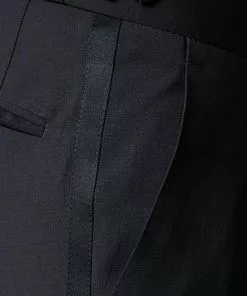 DIGEL Smoking Modern Fit 1009320/Jerry+Shawn/10 Schurwolle Super100, Schwarz -Anzüge & Westen Geschäft 128612 norm8