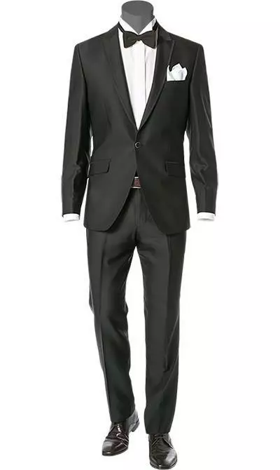 Wilvorst Anzug 413201/60/7951/222/2 Slim Line, Wolle-Viskose, Dunkelbraun gestreift 3 Wilvorst Anzug 413201/60/7951/222/2 Slim Line, Wolle-Viskose, Dunkelbraun gestreift