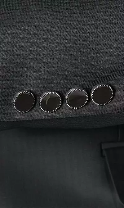 Wilvorst Anzug 413201/60/7951/222/2 Slim Line, Wolle-Viskose, Dunkelbraun gestreift 6 Wilvorst Anzug 413201/60/7951/222/2 Slim Line, Wolle-Viskose, Dunkelbraun gestreift – Bild 4