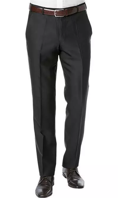 Wilvorst Anzug 413201/60/7951/222/2 Slim Line, Wolle-Viskose, Dunkelbraun gestreift 8 Wilvorst Anzug 413201/60/7951/222/2 Slim Line, Wolle-Viskose, Dunkelbraun gestreift – Bild 6