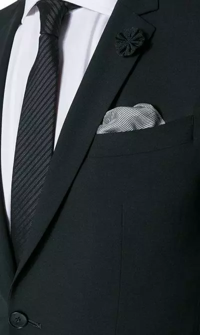 DIGEL Anzug Extra Slim Fit 99849/120108+110049/10 Schurwoll-Stretch, Schwarz 4 DIGEL Anzug Extra Slim Fit 99849/120108+110049/10 Schurwoll-Stretch, Schwarz – Bild 2