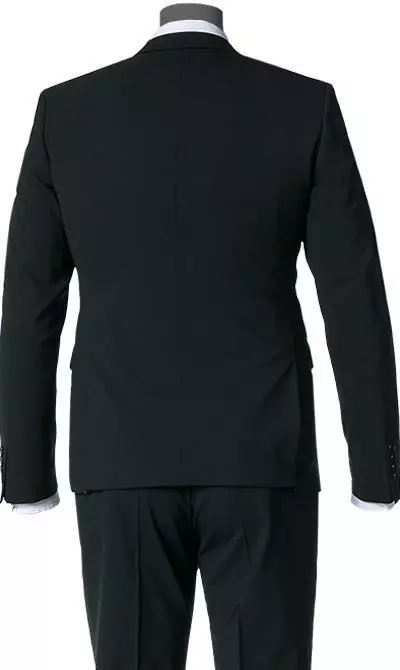 DIGEL Anzug Extra Slim Fit 99849/120108+110049/10 Schurwoll-Stretch, Schwarz 7 DIGEL Anzug Extra Slim Fit 99849/120108+110049/10 Schurwoll-Stretch, Schwarz – Bild 5