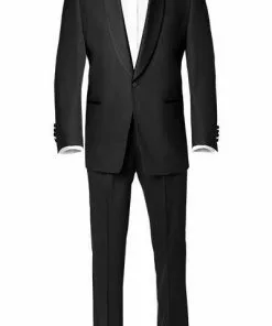 Wilvorst Smoking Juan 401201/01/1500 + 530 Schurwolle Super100, Schwarz