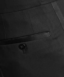 Wilvorst Smoking Juan 401201/01/1500 + 530 Schurwolle Super100, Schwarz 15 Wilvorst Smoking Juan 401201/01/1500 + 530 Schurwolle Super100, Schwarz -Anzüge & Westen Geschäft 149987 norm7