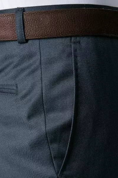 Carl Gross Hose 00/003N0/332023/Sascha/63 Modern Fit, Schurwolle Super110 Reda, Dunkelblau meliert, Blau 4 Carl Gross Hose 00/003N0/332023/Sascha/63 Modern Fit, Schurwolle Super110 Reda, Dunkelblau meliert, Blau – Bild 2