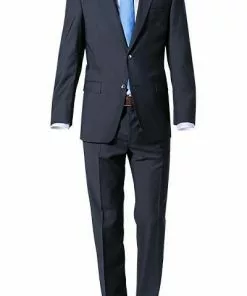 bugatti Anzug Regular Fit 99801/791000+788000/390 Schurwolle, Marine