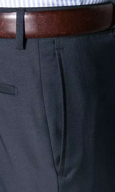 bugatti Anzug Regular Fit 99801/791000+788000/390 Schurwolle, Marine 9 bugatti Anzug Regular Fit 99801/791000+788000/390 Schurwolle, Marine – Bild 7