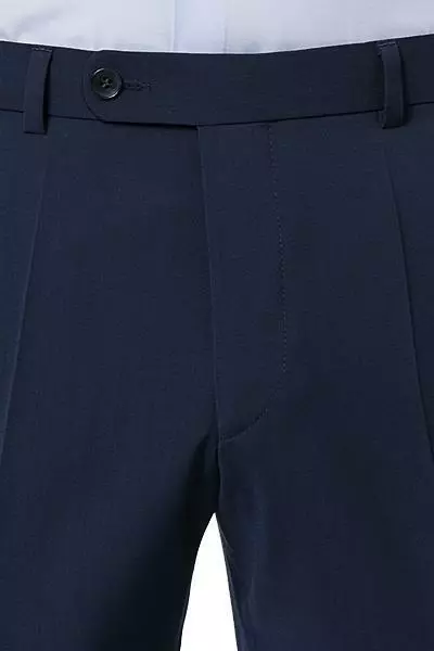 DIGEL Hose Modern Fit Per 99832/116062/24 Schurwolle Super100, Blau, Marine 4 DIGEL Hose Modern Fit Per 99832/116062/24 Schurwolle Super100, Blau, Marine – Bild 2