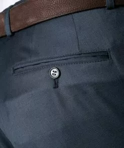 Carl Gross Anzug 00/003N0/323012+332023/63 Modern Fit, Schurwolle Super110 Reda, Dunkelblau meliert, Blau -Anzüge & Westen Geschäft 165480 norm7