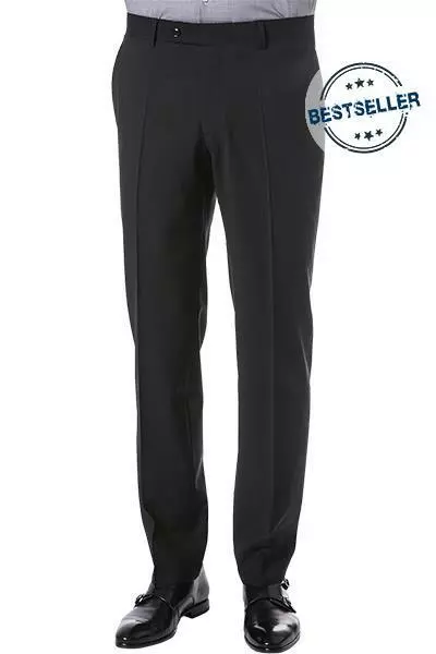 ROY ROBSON Hose 5000/0340/001 Regular Fit, Schurwolle Super110 Reda, Schwarz 3 ROY ROBSON Hose 5000/0340/001 Regular Fit, Schurwolle Super110 Reda, Schwarz