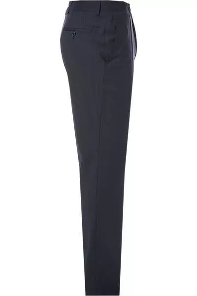 ROY ROBSON Hose 5000/0340/019 Regular Fit, Schurwolle Super110 Reda, Nachtblau, Marine 5 ROY ROBSON Hose 5000/0340/019 Regular Fit, Schurwolle Super110 Reda, Nachtblau, Marine – Bild 3