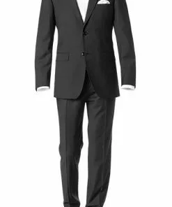 ROY ROBSON Anzug 5000/3042+0340/001 Regular Fit, Schurwolle Super110 Reda, Schwarz