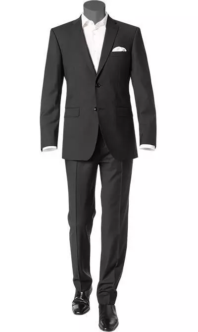 ROY ROBSON Anzug 5000/3042+0340/001 Regular Fit, Schurwolle Super110 Reda, Schwarz 3 ROY ROBSON Anzug 5000/3042+0340/001 Regular Fit, Schurwolle Super110 Reda, Schwarz