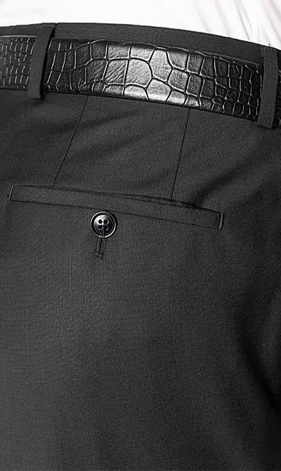 ROY ROBSON Anzug 5000/3042+0340/001 Regular Fit, Schurwolle Super110 Reda, Schwarz 10 ROY ROBSON Anzug 5000/3042+0340/001 Regular Fit, Schurwolle Super110 Reda, Schwarz – Bild 8