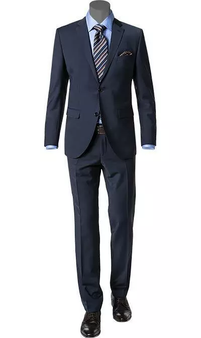 CG Anzug 20/025S0/423562+433053/62 Modern Fit, Schurwoll-Stretch, Nachtblau meliert, Dunkelblau 3 CG Anzug 20/025S0/423562+433053/62 Modern Fit, Schurwoll-Stretch, Nachtblau meliert, Dunkelblau