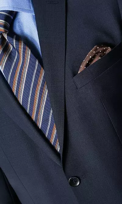 CG Anzug 20/025S0/423562+433053/62 Modern Fit, Schurwoll-Stretch, Nachtblau meliert, Dunkelblau 5 CG Anzug 20/025S0/423562+433053/62 Modern Fit, Schurwoll-Stretch, Nachtblau meliert, Dunkelblau – Bild 3