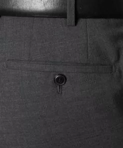 HILTL Hose Piacenza 33349/34600/10 Contemporary Fit, Schurwolle Super120, Anthrazit -Anzüge & Westen Geschäft 177804 norm4