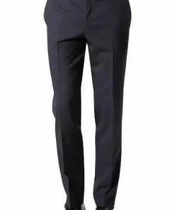HILTL Hose Piacenza 33349/34600/41 Contemporary Fit, Schurwolle Super120, Marineblau