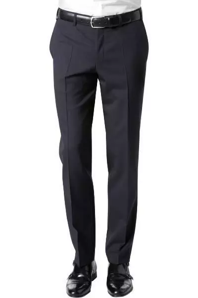 HILTL Hose Piacenza 33349/34600/41 Contemporary Fit, Schurwolle Super120, Marineblau 3 HILTL Hose Piacenza 33349/34600/41 Contemporary Fit, Schurwolle Super120, Marineblau