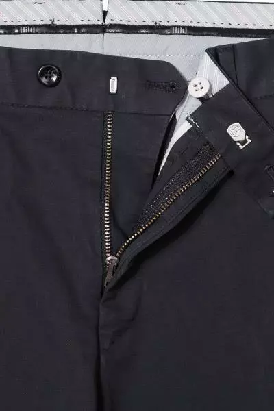 HILTL Hose Piacenza 33349/34600/41 Contemporary Fit, Schurwolle Super120, Marineblau 5 HILTL Hose Piacenza 33349/34600/41 Contemporary Fit, Schurwolle Super120, Marineblau – Bild 3