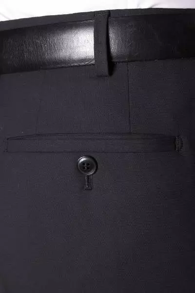 HILTL Hose Piacenza 33349/34600/41 Contemporary Fit, Schurwolle Super120, Marineblau 6 HILTL Hose Piacenza 33349/34600/41 Contemporary Fit, Schurwolle Super120, Marineblau – Bild 4