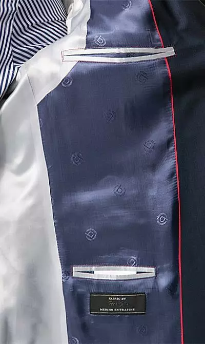 bugatti Anzug Smart Fit 99801/793000+788300/380 Schurwolle Marzotto, Nachtblau 7 bugatti Anzug Smart Fit 99801/793000+788300/380 Schurwolle Marzotto, Nachtblau – Bild 5