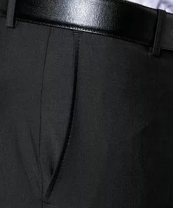 CG Hose Cedric 30-031S0/433063/90 Slim Fit, Schurwolle, Schwarz -Anzüge & Westen Geschäft 188151 norm2