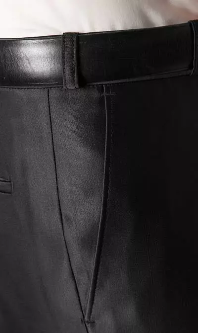 Wilvorst Anzug schwarz 433100/10/17292/222/1 Slim Line, Wolle 10 Wilvorst Anzug schwarz 433100/10/17292/222/1 Slim Line, Wolle – Bild 8