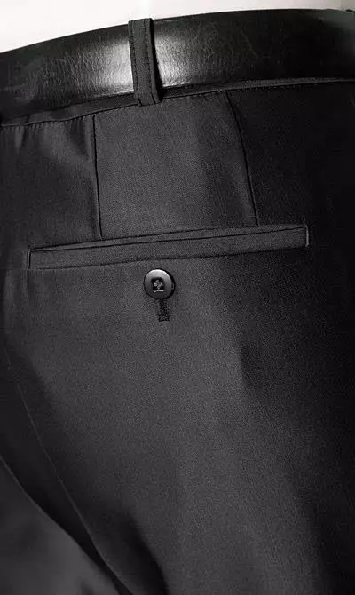 Wilvorst Anzug schwarz 433100/10/17292/222/1 Slim Line, Wolle 11 Wilvorst Anzug schwarz 433100/10/17292/222/1 Slim Line, Wolle – Bild 9