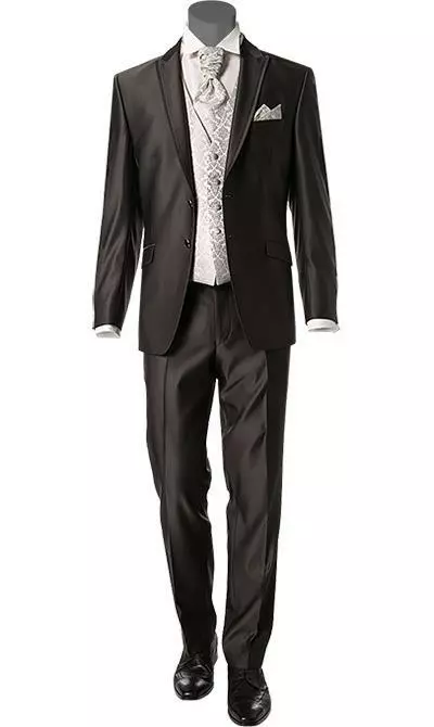 Wilvorst Anzug braun 433100/64/17292/222/1 Slim Line, Wolle 3 Wilvorst Anzug braun 433100/64/17292/222/1 Slim Line, Wolle