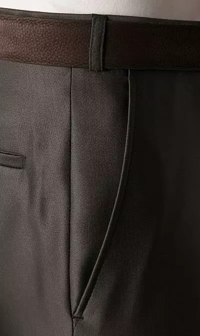 Wilvorst Anzug braun 433100/64/17292/222/1 Slim Line, Wolle 10 Wilvorst Anzug braun 433100/64/17292/222/1 Slim Line, Wolle – Bild 8