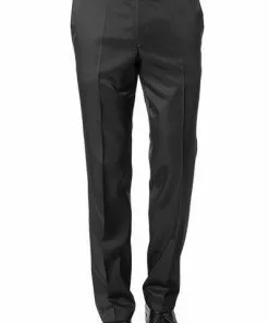 Wilvorst Hose 411100/10/222 Slim Line, Wolle, Schwarz