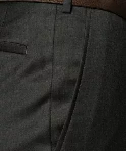 EDUARD DRESSLER Hose Jeff 00211/3B25/25 Shaped Fit, Schurwolle Super110, Anthrazit meliert, Anthrazit -Anzüge & Westen Geschäft 189662 norm2