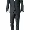 CG Anzug schwarz 20/023S0/423562+433053/90 Slim Fit, Schurwolle, Schwarz meliert -Anzüge & Westen Geschäft 191832 norm