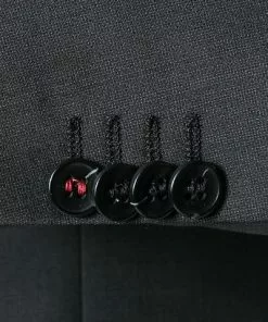 CG Anzug schwarz 20/023S0/423562+433053/90 Slim Fit, Schurwolle, Schwarz meliert -Anzüge & Westen Geschäft 191832 norm4