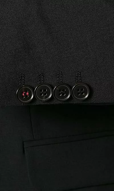 CG Anzug schwarz 57/0008/423562+433033/90 Slim Fit, Schurwolle 6 CG Anzug schwarz 57/0008/423562+433033/90 Slim Fit, Schurwolle – Bild 4