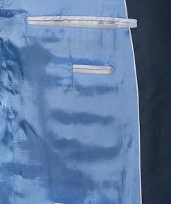 Pierre Cardin Anzug 52250/850+72002/850/56061/3101 Regular Fit, Schurwolle, Saphirblau meliert, Saphirblau -Anzüge & Westen Geschäft 192163 norm6