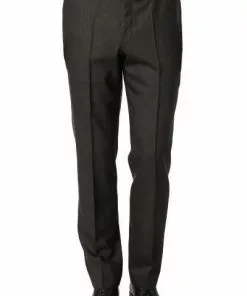 HILTL Hose Piacenza 22124/34600/30 Flanell waschbar, Kaffeebraun meliert, Kaffeebraun