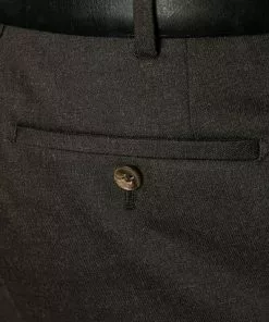 HILTL Hose Piacenza 22124/34600/30 Flanell waschbar, Kaffeebraun meliert, Kaffeebraun -Anzüge & Westen Geschäft 192273 norm3